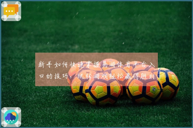 新手如何快速掌握易游体育平台入口的技巧，玩转游戏轻松赢得胜利